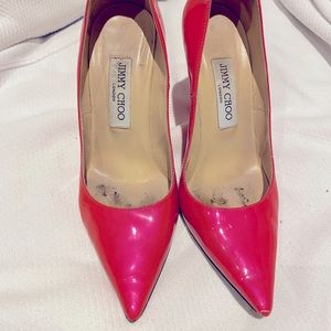 Hot pink Jimmy Choo pump